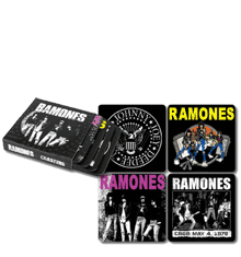 RAMONES set of four COASTERS