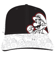BLACK AND WHITE MARIO
