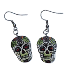 GREEN SUGAR SKULL