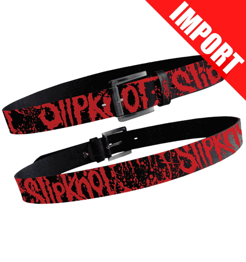 BLACK PRINTED BELT