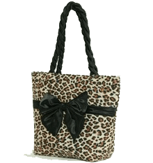 LEOPARD BROWN BOW