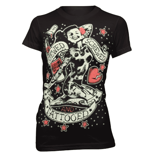 STEWED SCREWED TATTOED