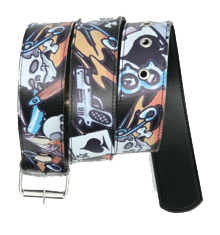GUN SKULL CARD BLACK