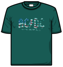 BLACK IN FLAG